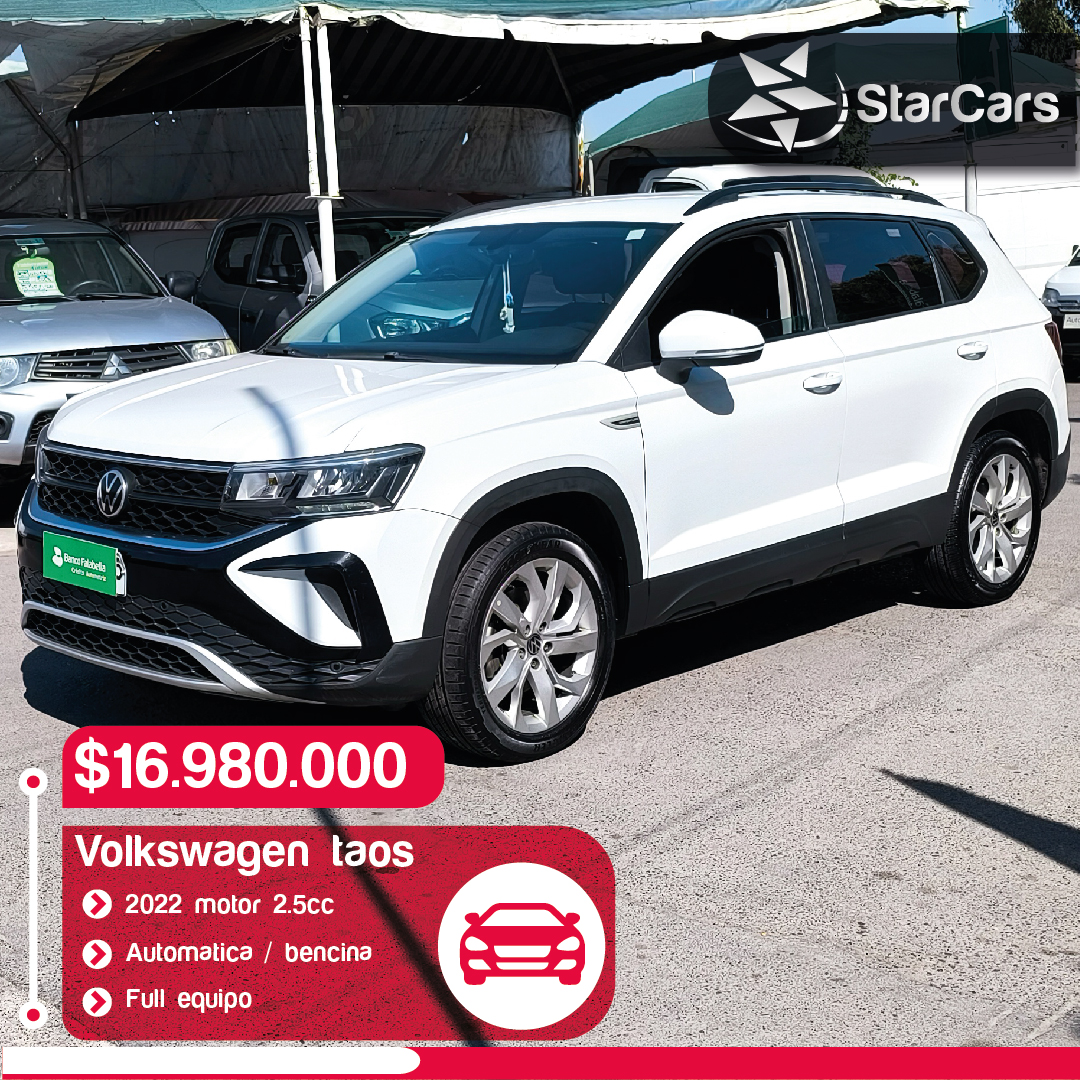 VOLKWAGEN TAOS AUTOMATICA 2022 2.5CC