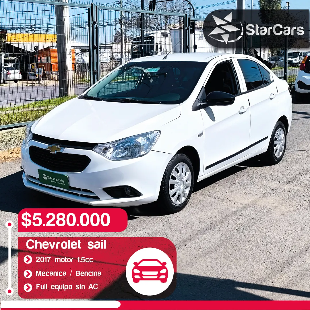 CHEVROLET SAIL 2017 1.5cc