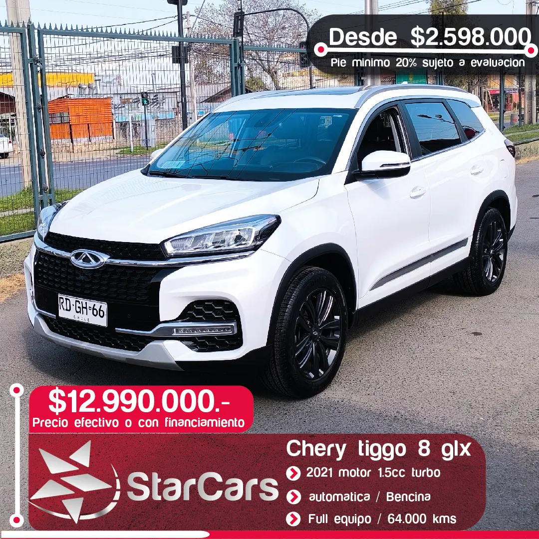CHERY TIGGO 8 AUTOMATICA 2021 1.5cc