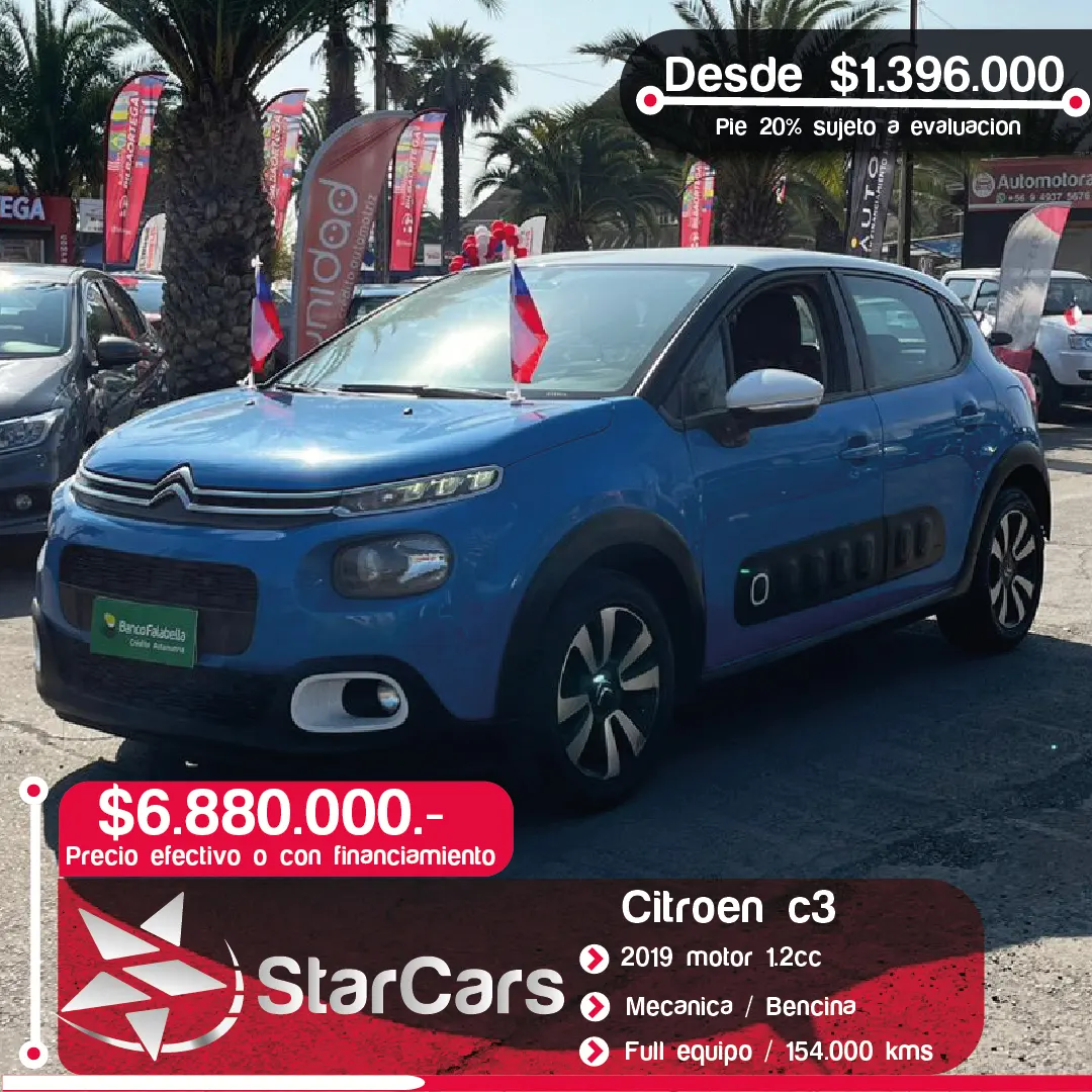 CITROEN C3 HB BENCINA 2019 1.2cc