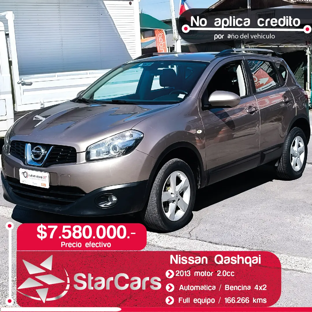 NISSAN QASHQAI 2013 2.0