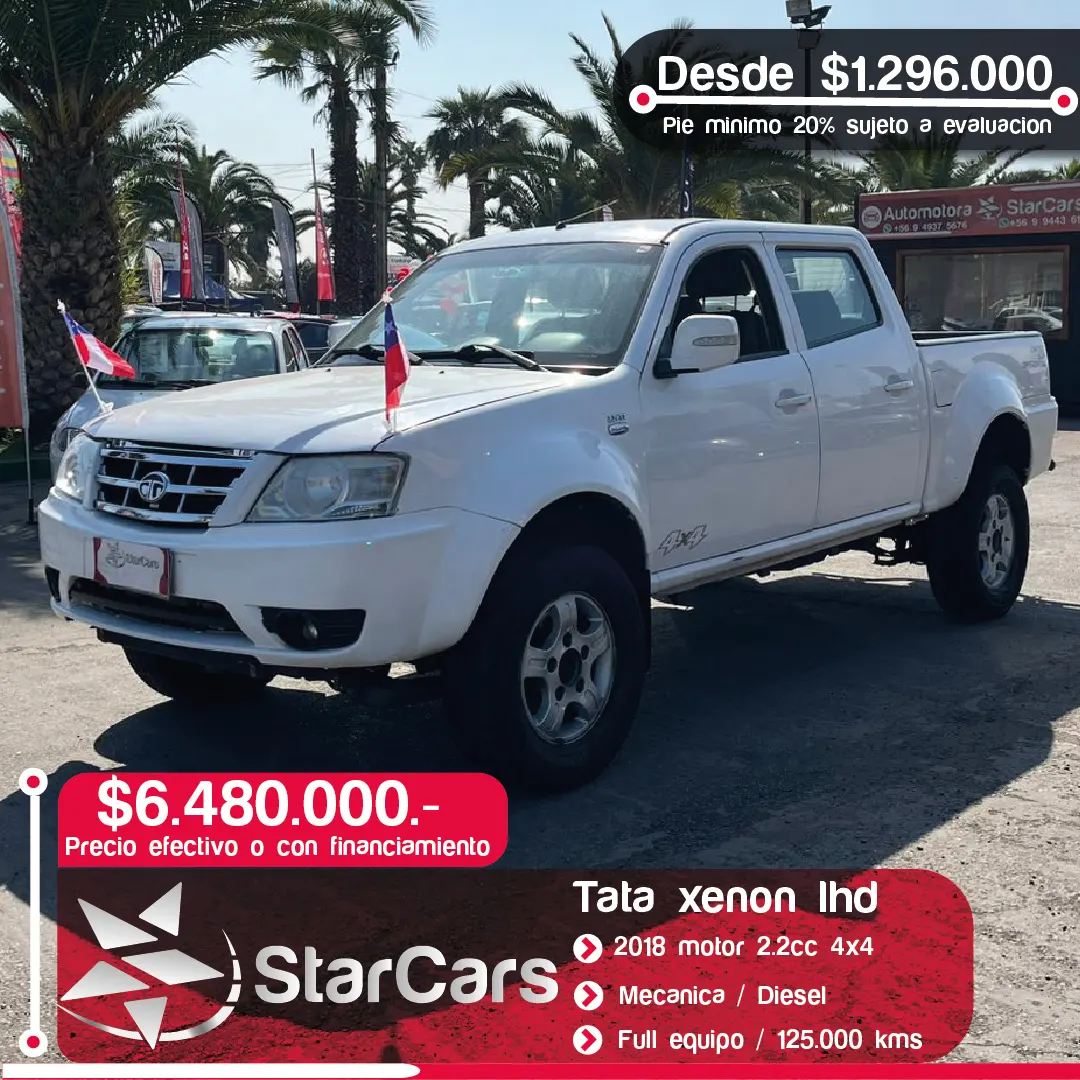 TATA XENÓN LHD 4x4 DIESEL 2018 2.2cc