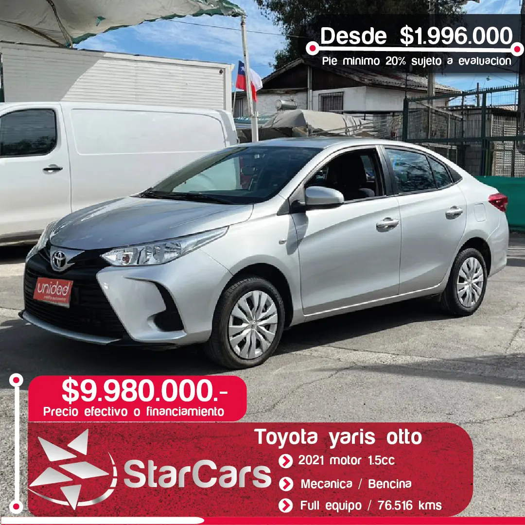TOYOTA YARIS OTTO 2021 1.5