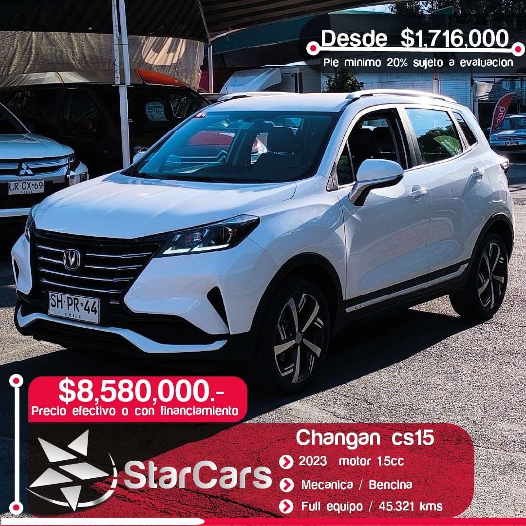 CHANGAN CS15 Año 2023 1.5cc