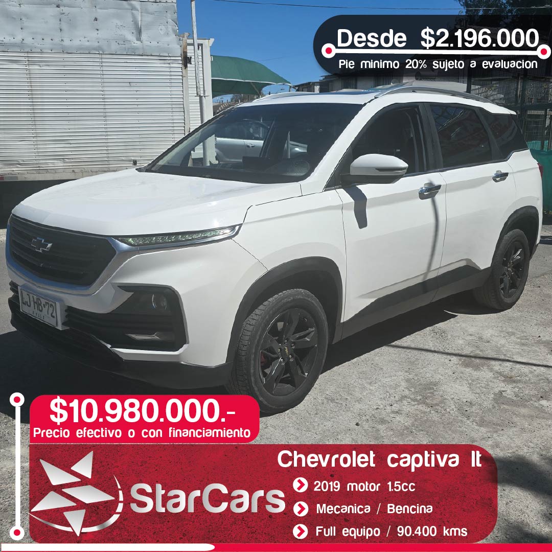 CHEVROLET CAPTIVA LT 2019 1.5