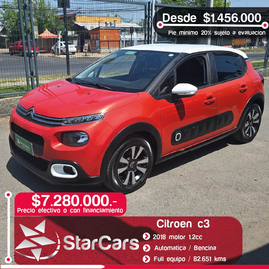 CITROEN C3 AUTOMATICA BENCINA 2018 1.2