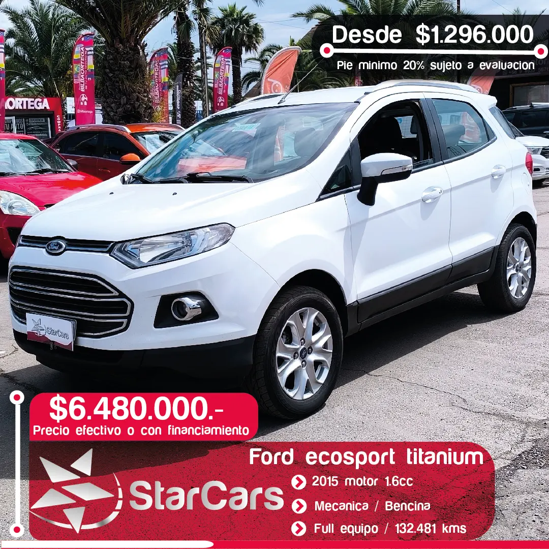 FORD ECOSPORT TITANIUM 2015 1.6