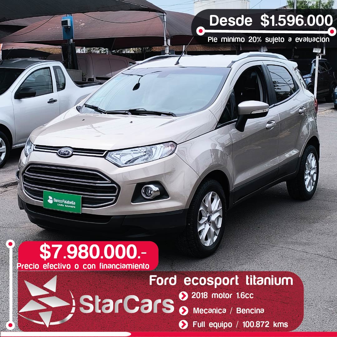 FORD ECOSPORT TITANIUM 2018 1.6