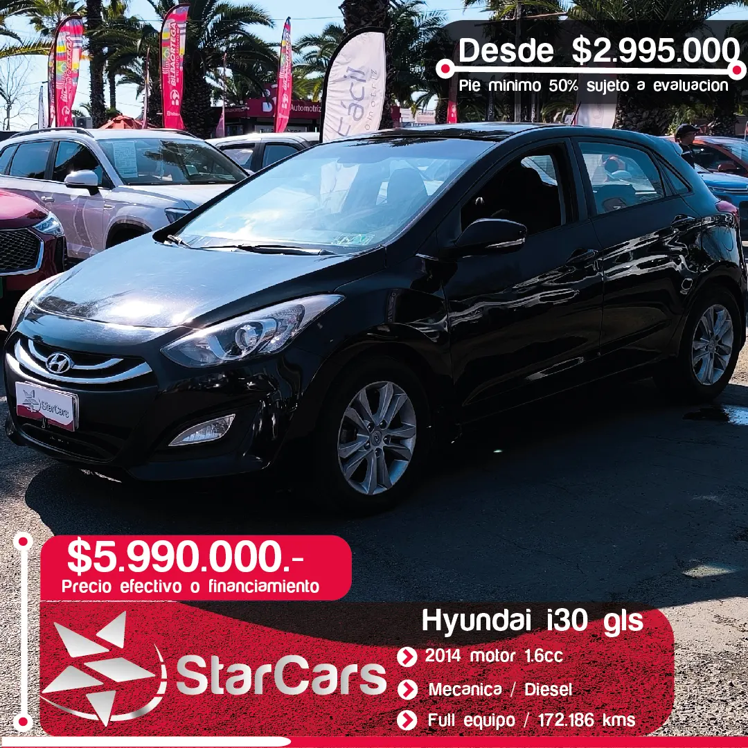 HYUNDAI I30 GLS DIESEL 2014 1.6