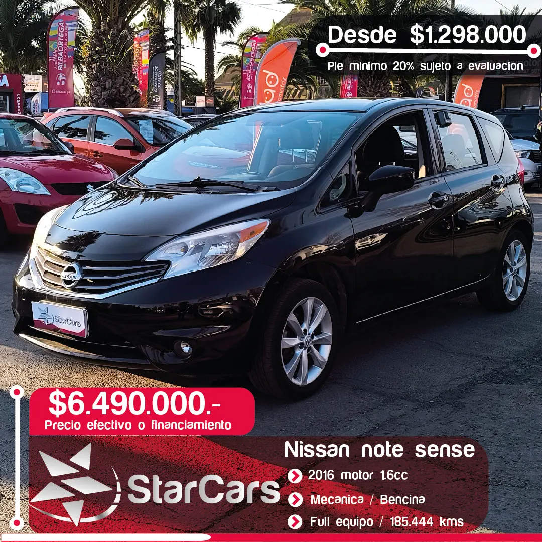 NISSAN NOTE SENSE 2016 1.6