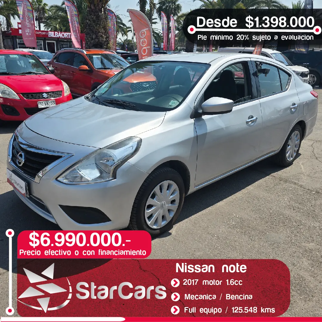 NISSAN VERSA 2017 1.6