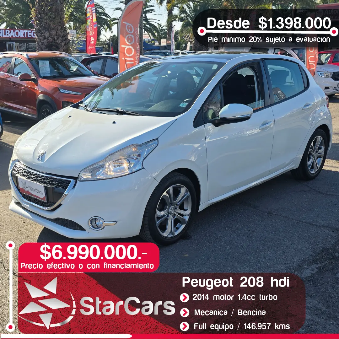 PEUGEOT 208 DIESEL 2014 1.4