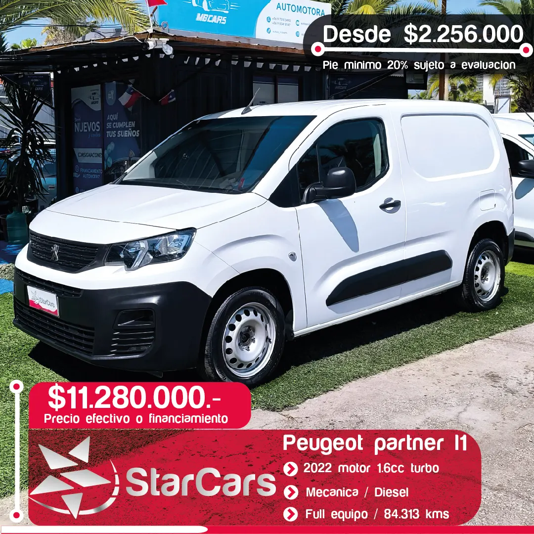 PEUGEOT PARTNER K9 L1 2022 1.6