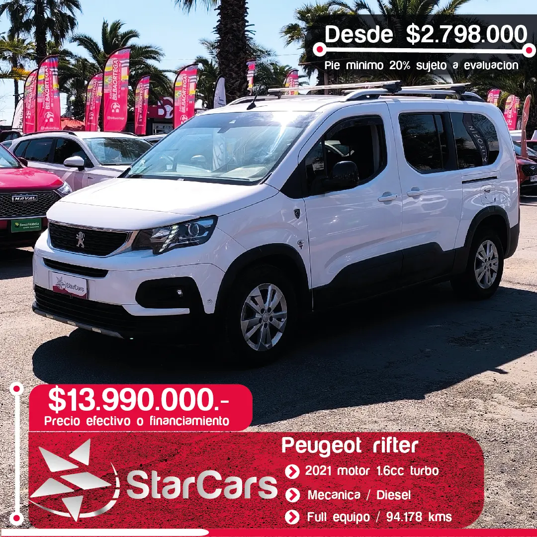 PEUGEOT RIFTER 2021 1.6
