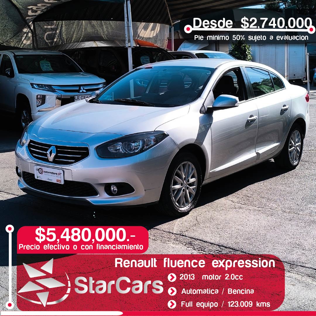 RENAULT FLUENCE EXPRESSION AUTOMATICA 2013 2.0cc