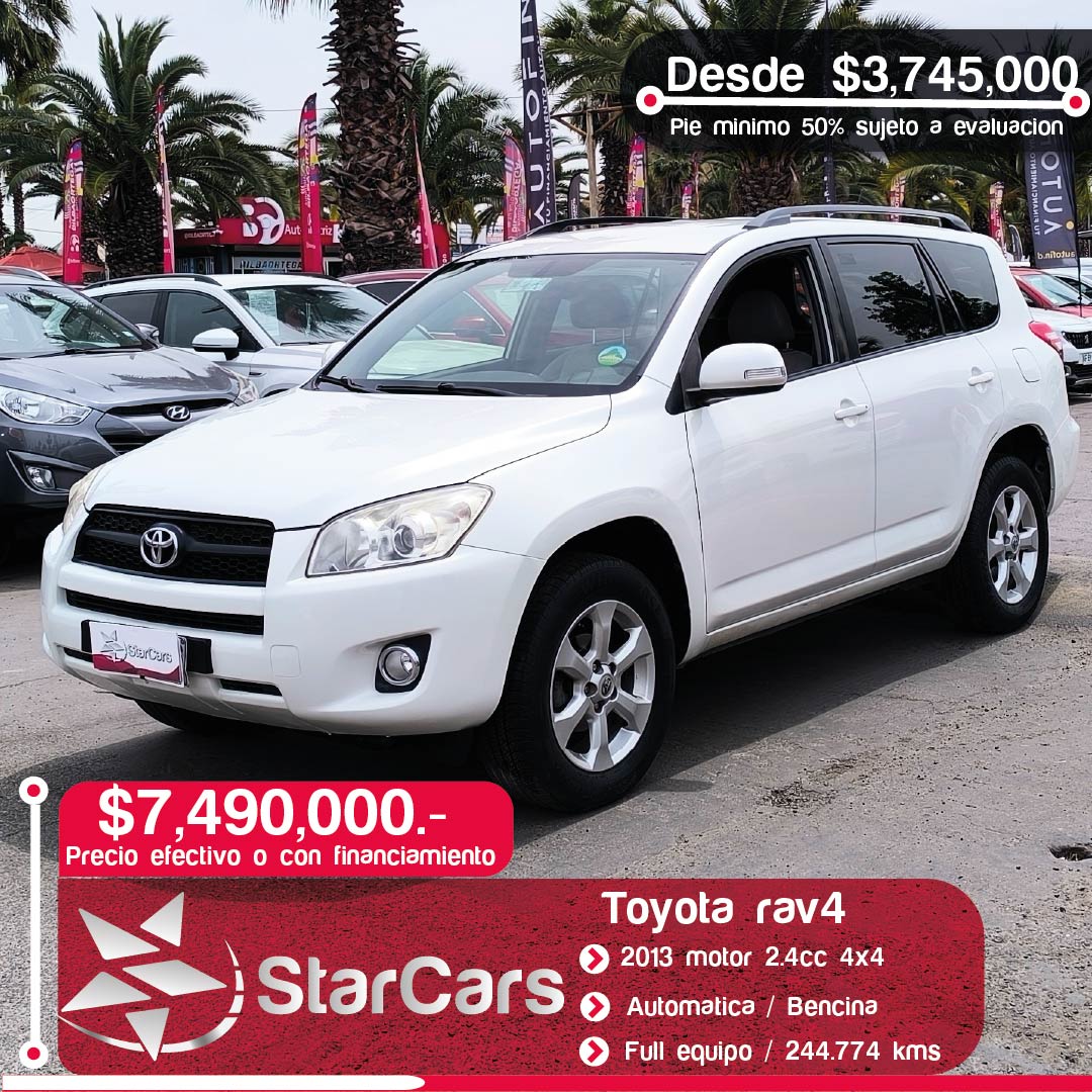 TOYOTA RAV4 4WD AUTOMATICA 2013 2.4