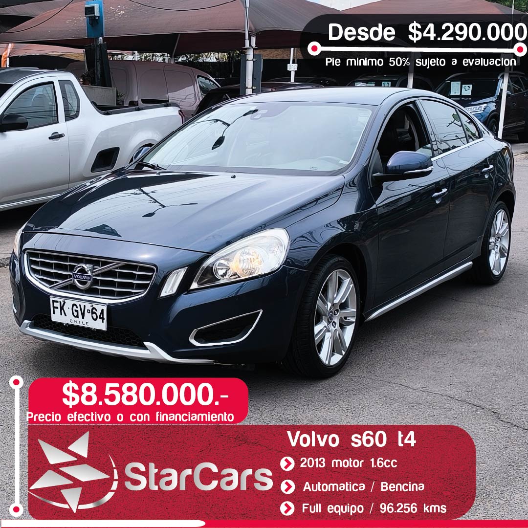 VOLVO S60 T4 AUTOMATICA 2013 1.6