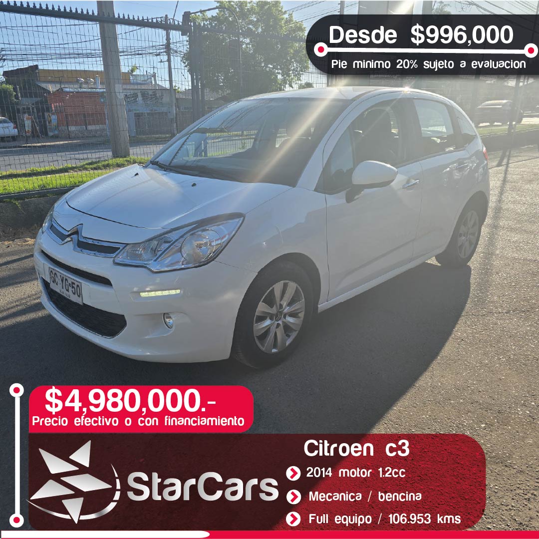 CITROEN C3 2014 1.2cc