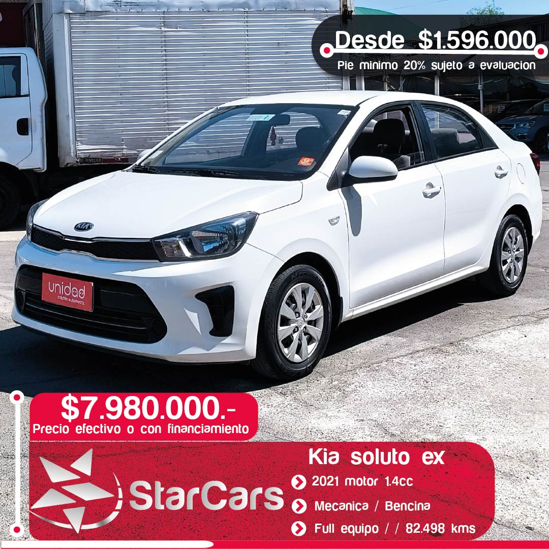 KIA SOLUTO EX 2021 1.4cc