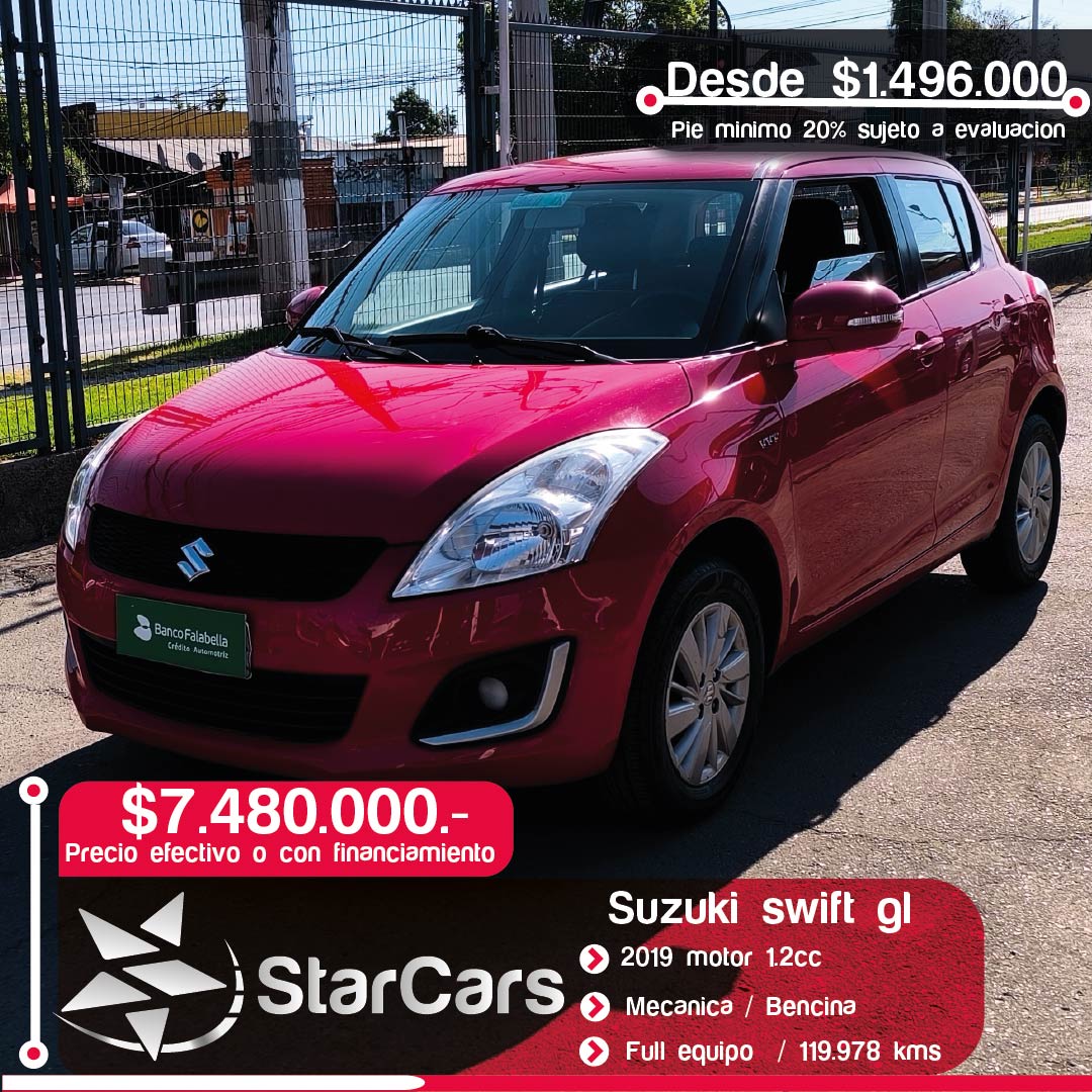 SUZUKI SWIFT GL 2019 1.2cc