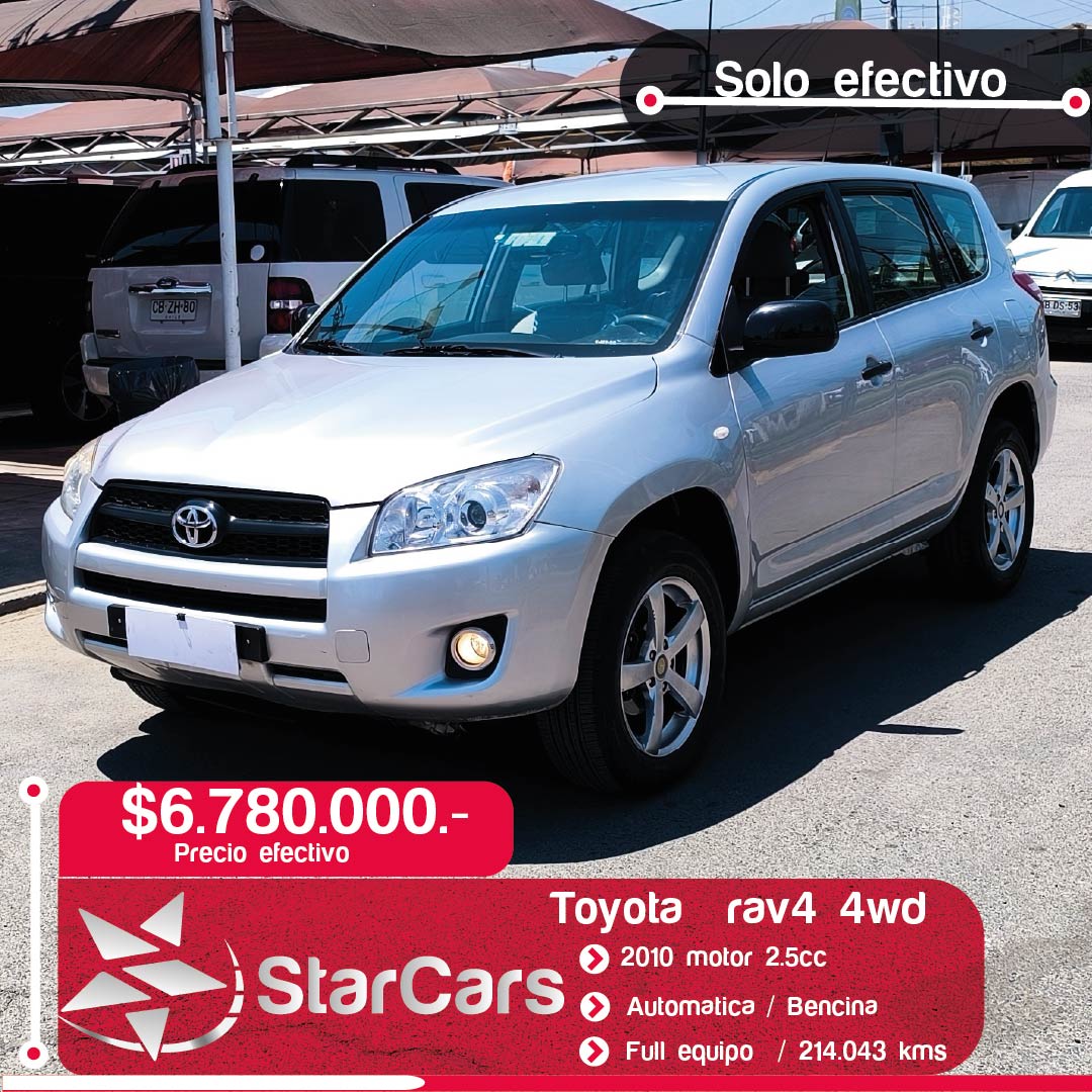 TOYOTA RAV4 4WD AUTOMATICA 2010 2.5cc