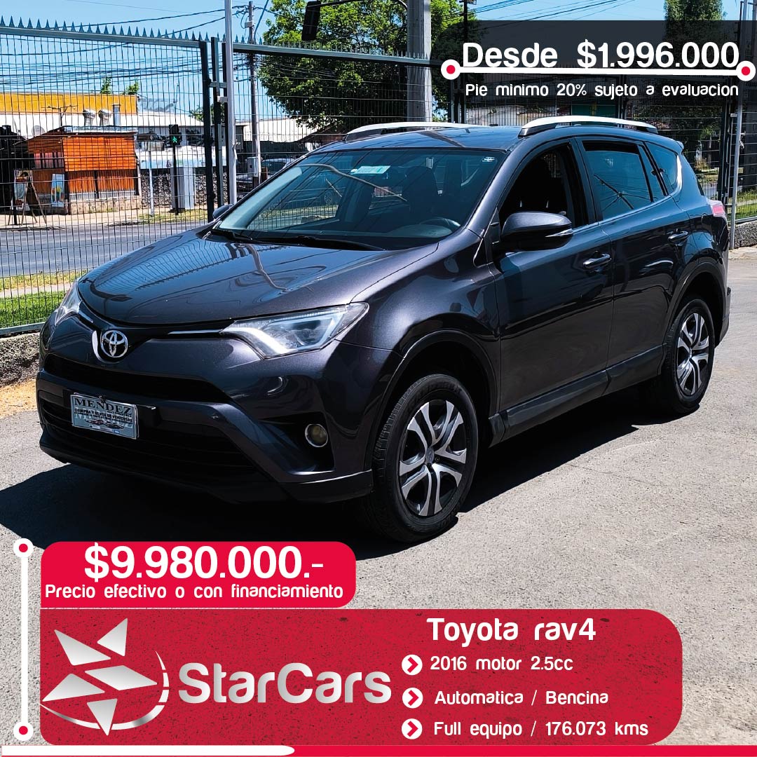 TOYOTA RAV4 AUTOMATICA 2016 2.5cc