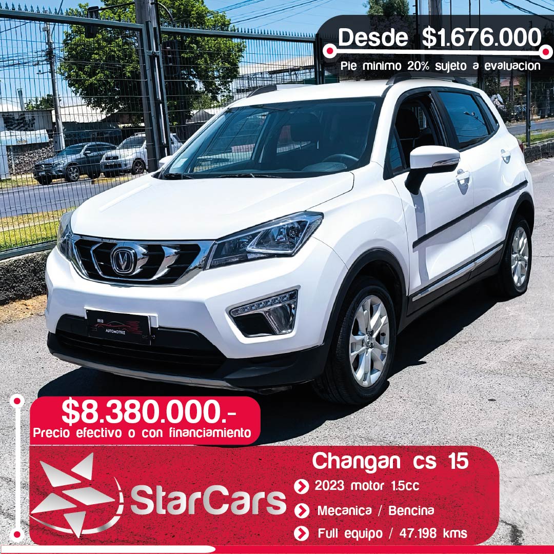 CHANGAN CS 15 Año 2023 1.5cc