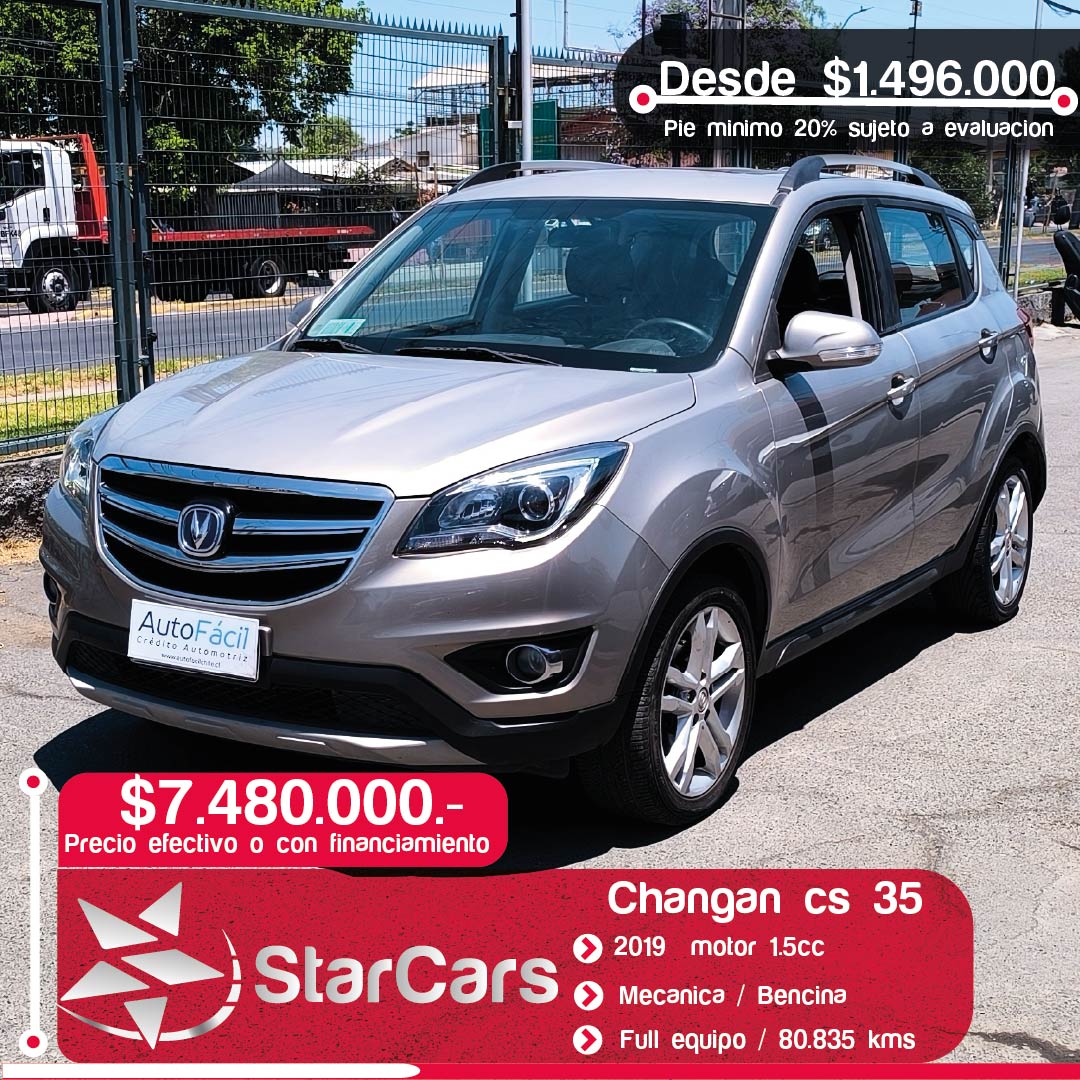 CHANGAN CS 35 Año 2019 1.5cc