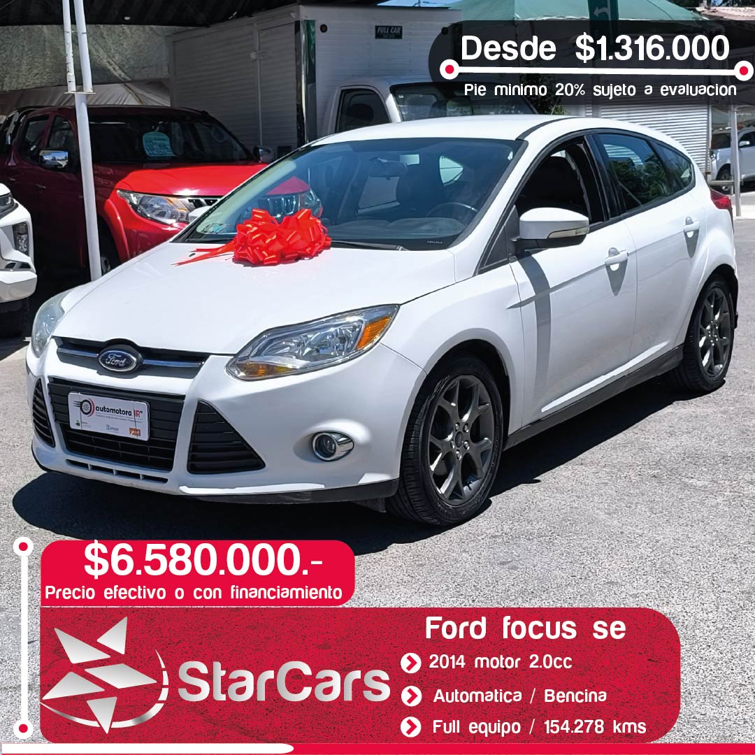 FORD FOCUS SE AUTOMATICA 2014 2.0cc