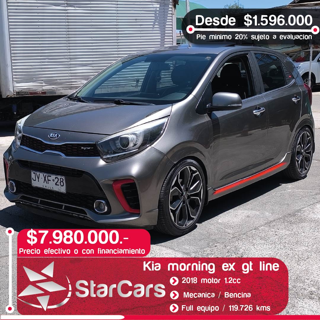KIA MORNING EX GT LINE  2018 1.2cc