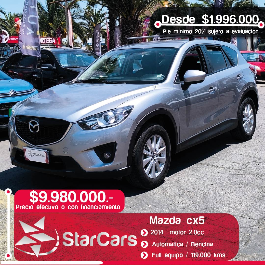 MAZDA CX5 AUTOMATICA  2014 2.0
