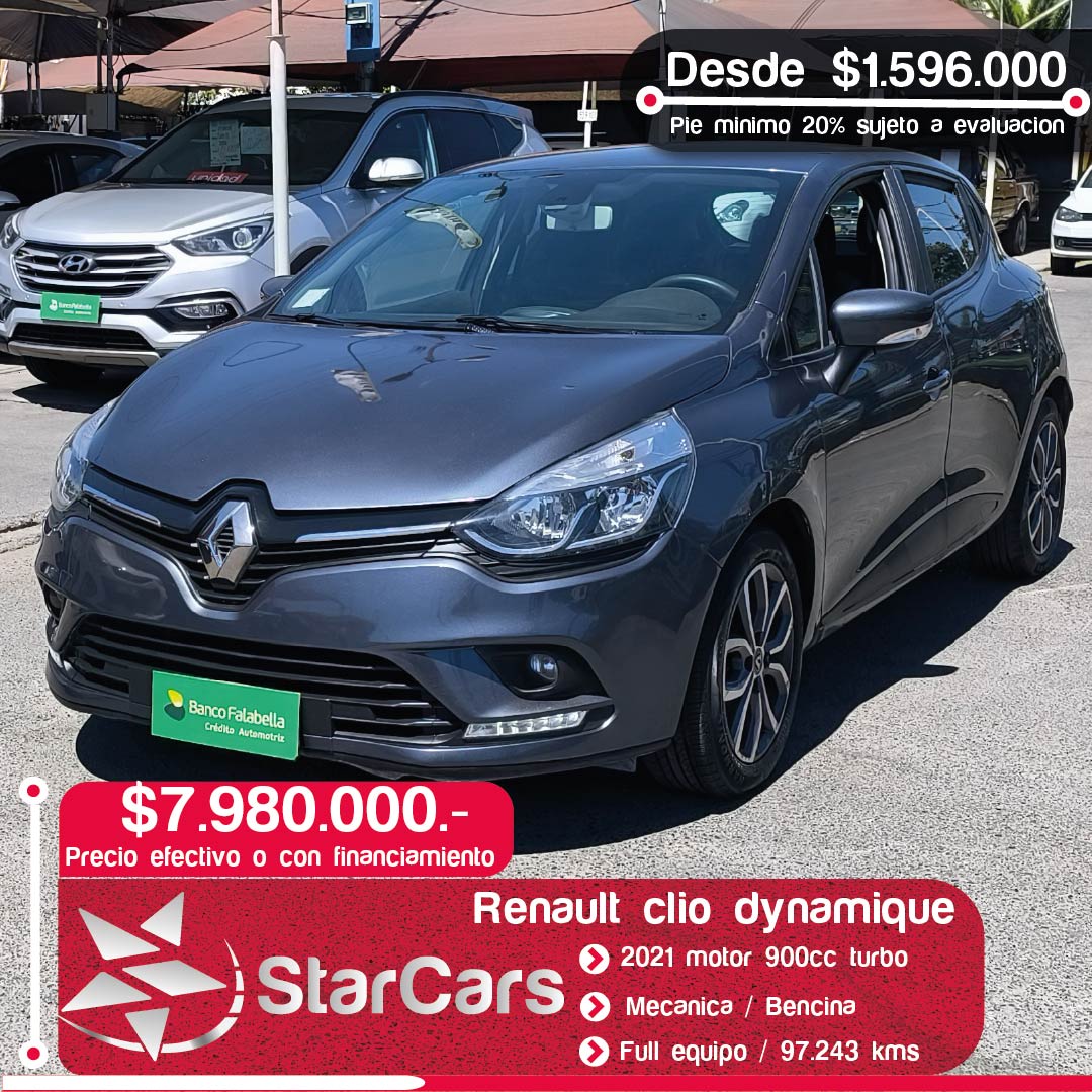 RENAULT CLIO DYNAMIQUE 2021 900cc