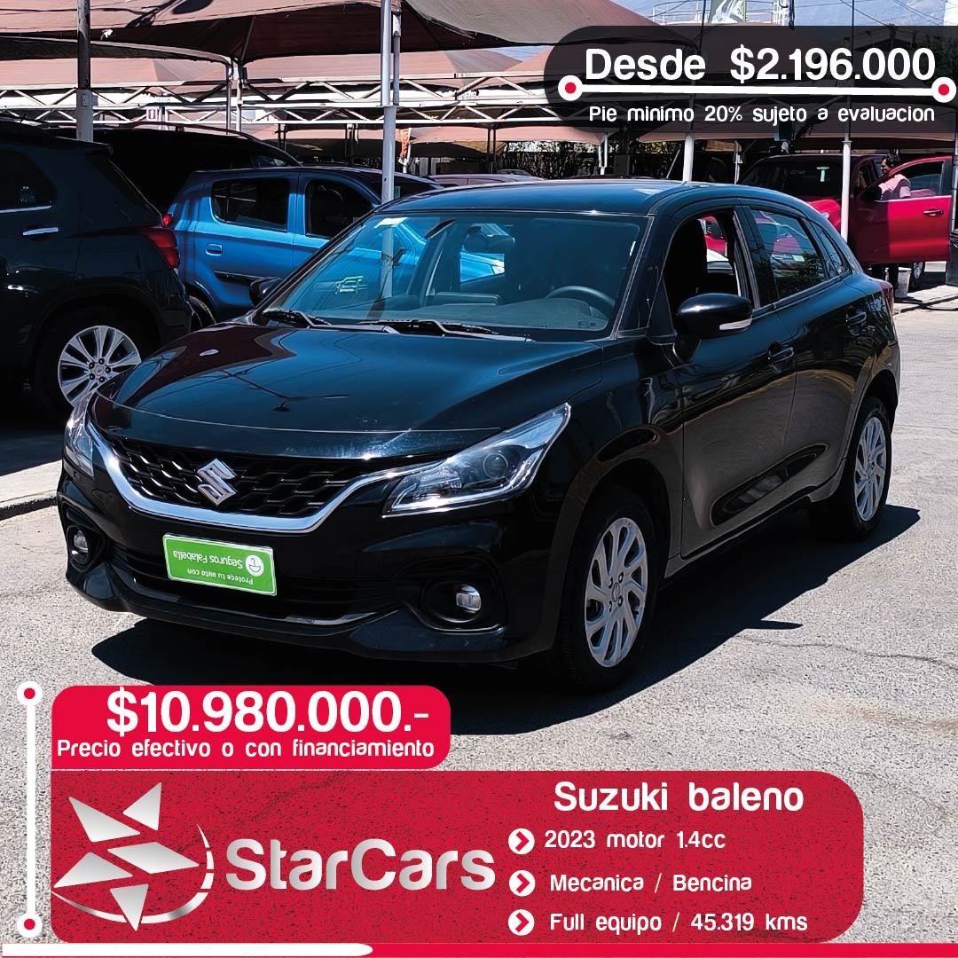 SUZUKI BALENO Año 2023 1.4cc