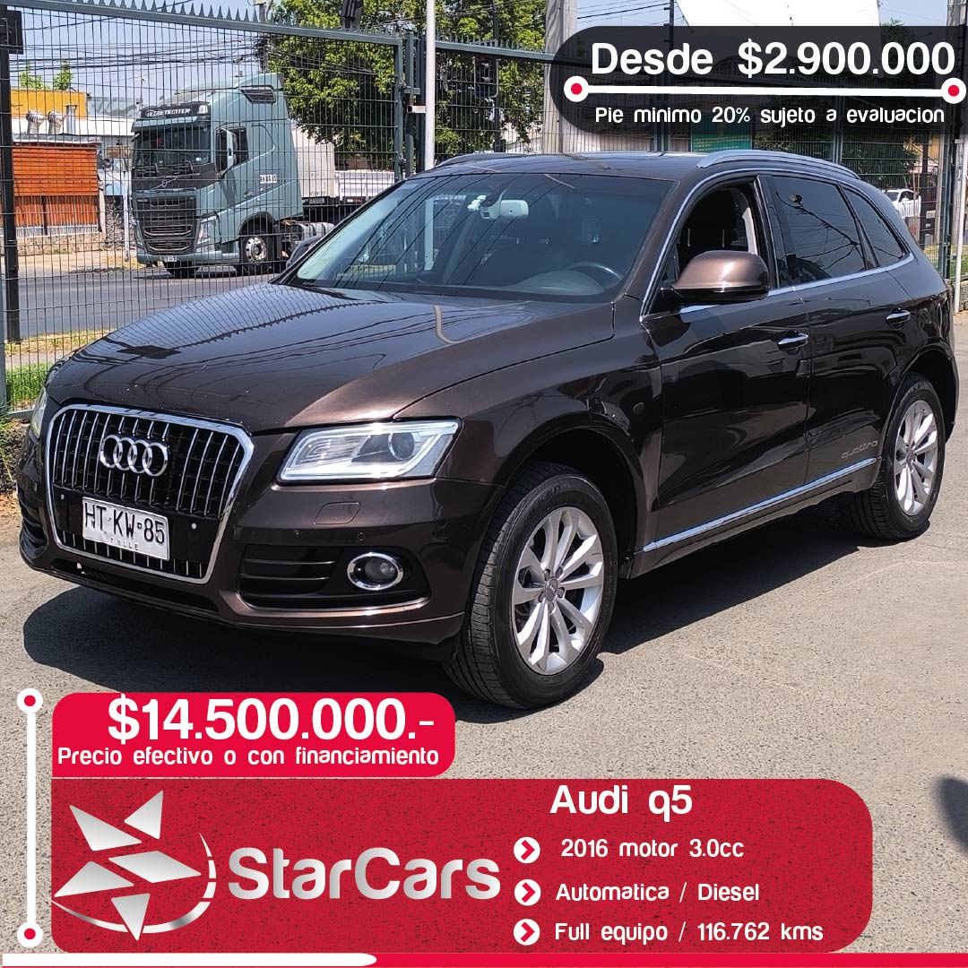 AUDI Q5 AUTOMATICA DIESEL 2016 3.0 cc