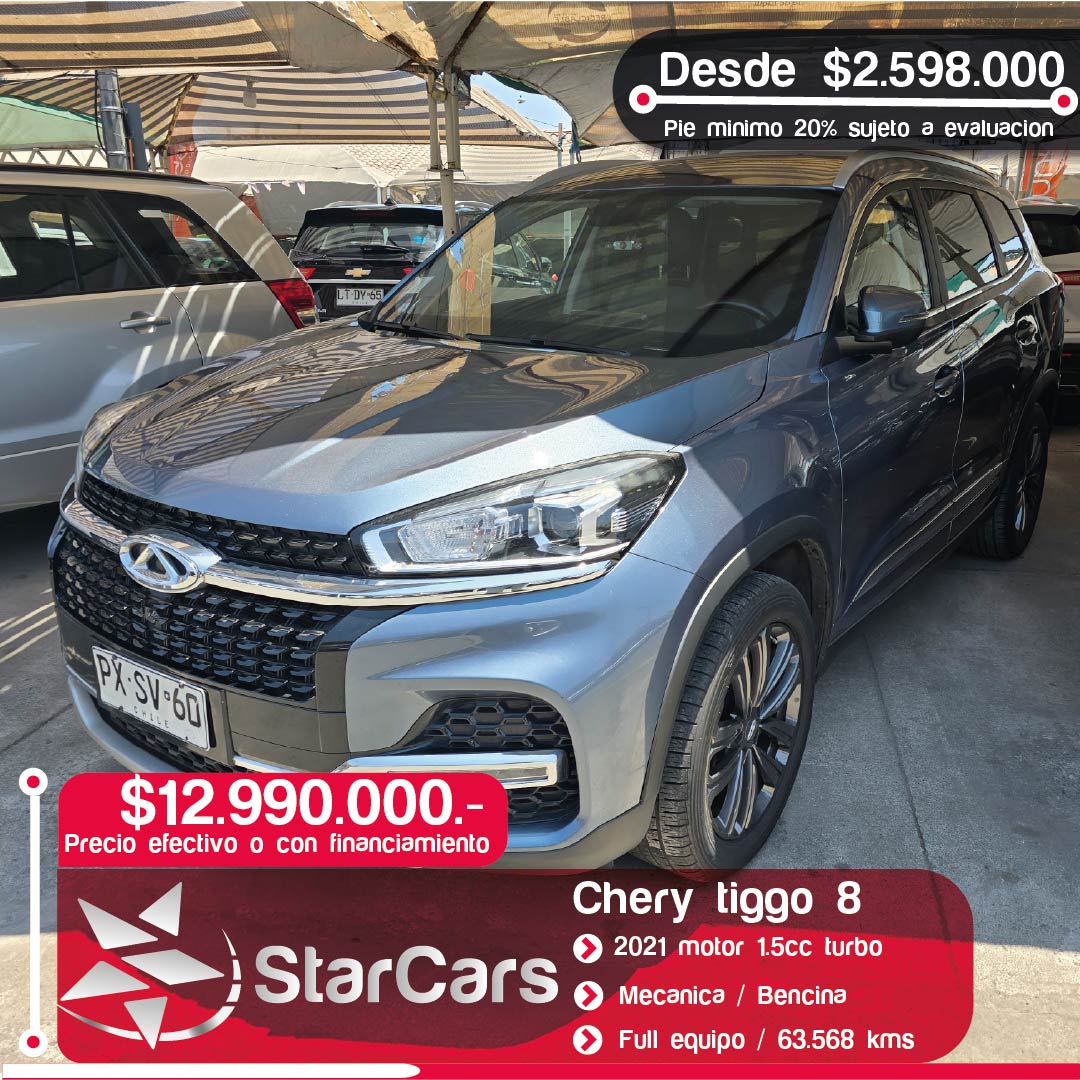 CHERY TIGGO 8 2021 1.5cc