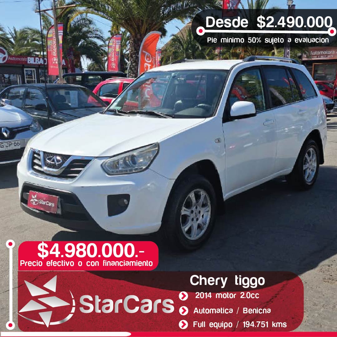 CHERY TIGGO AT 2014 2.0cc