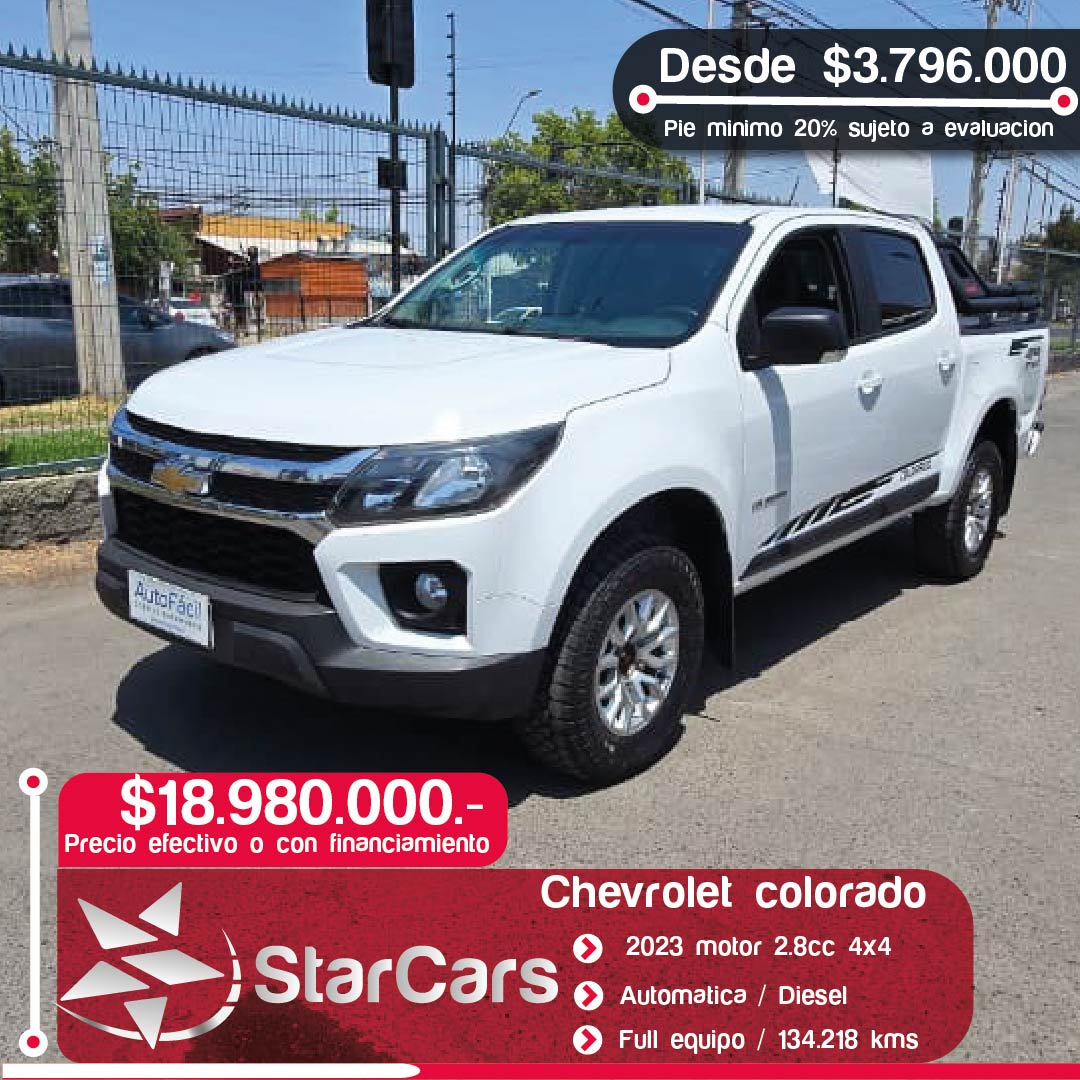 CHEVROLET COLORADO 4X4 AUTOMATICA DIESEL 2023 2.5cc