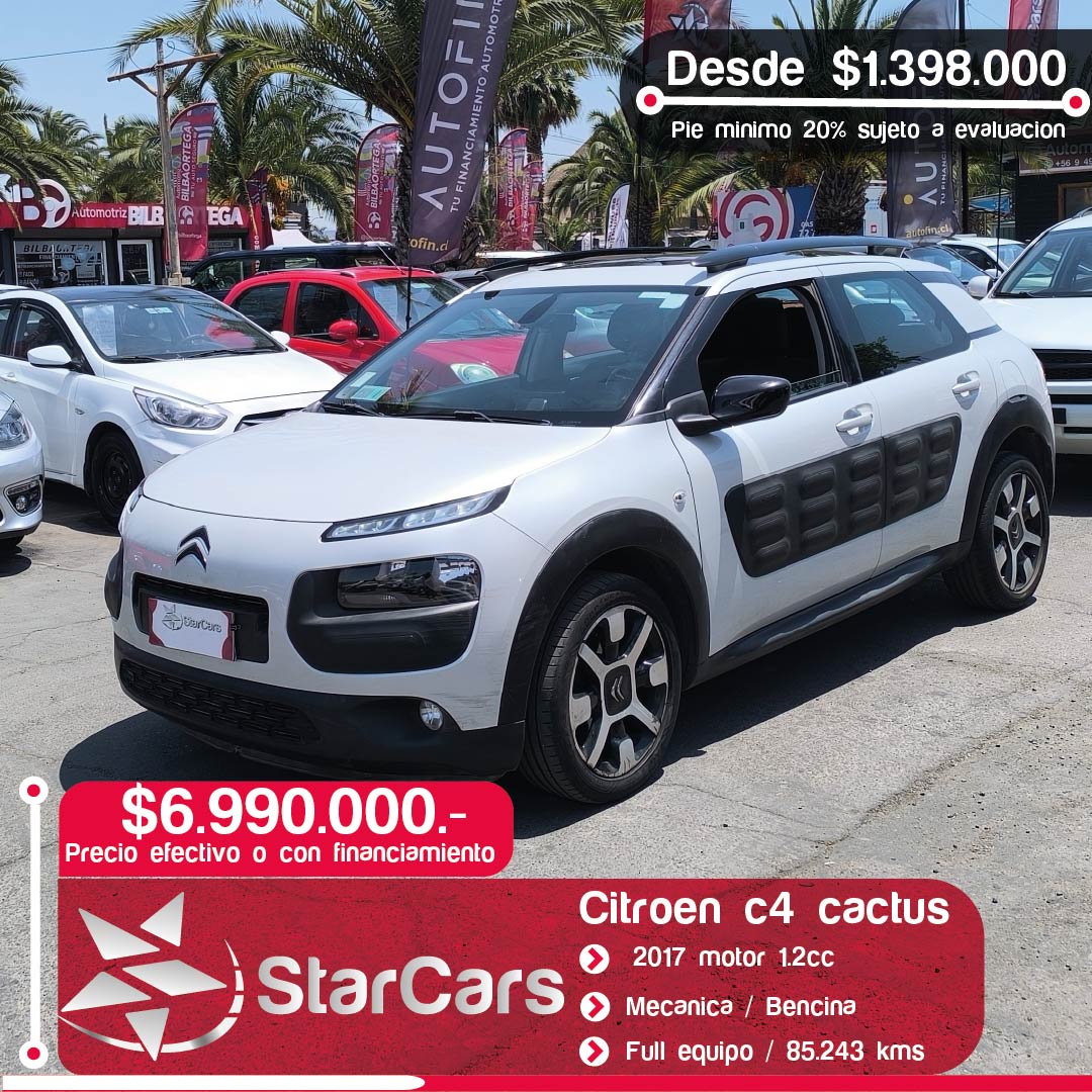 CITROEN C4 CACTUS BENCINA 2017 1.2cc