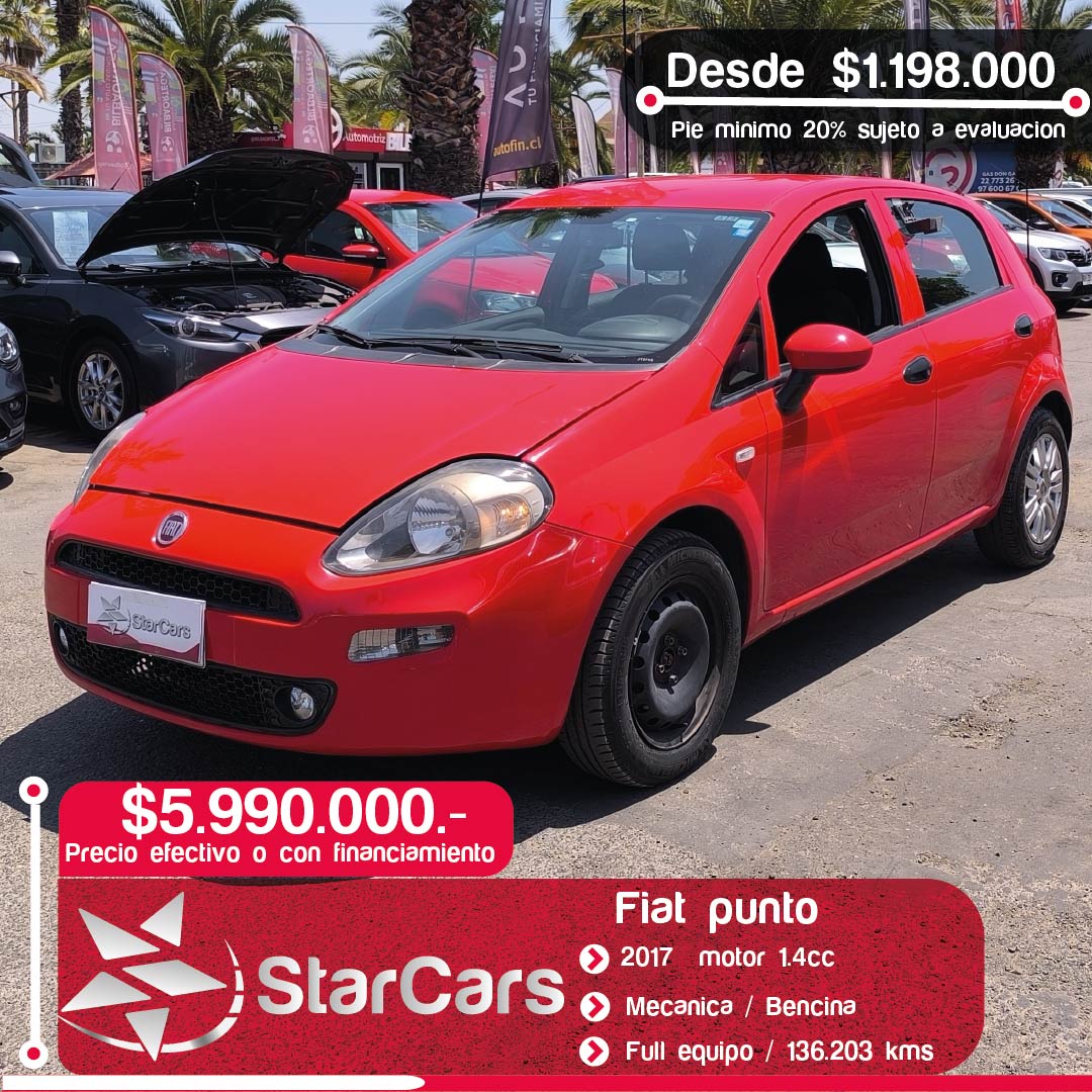 FIAT PUNTO 2017 1.4cc