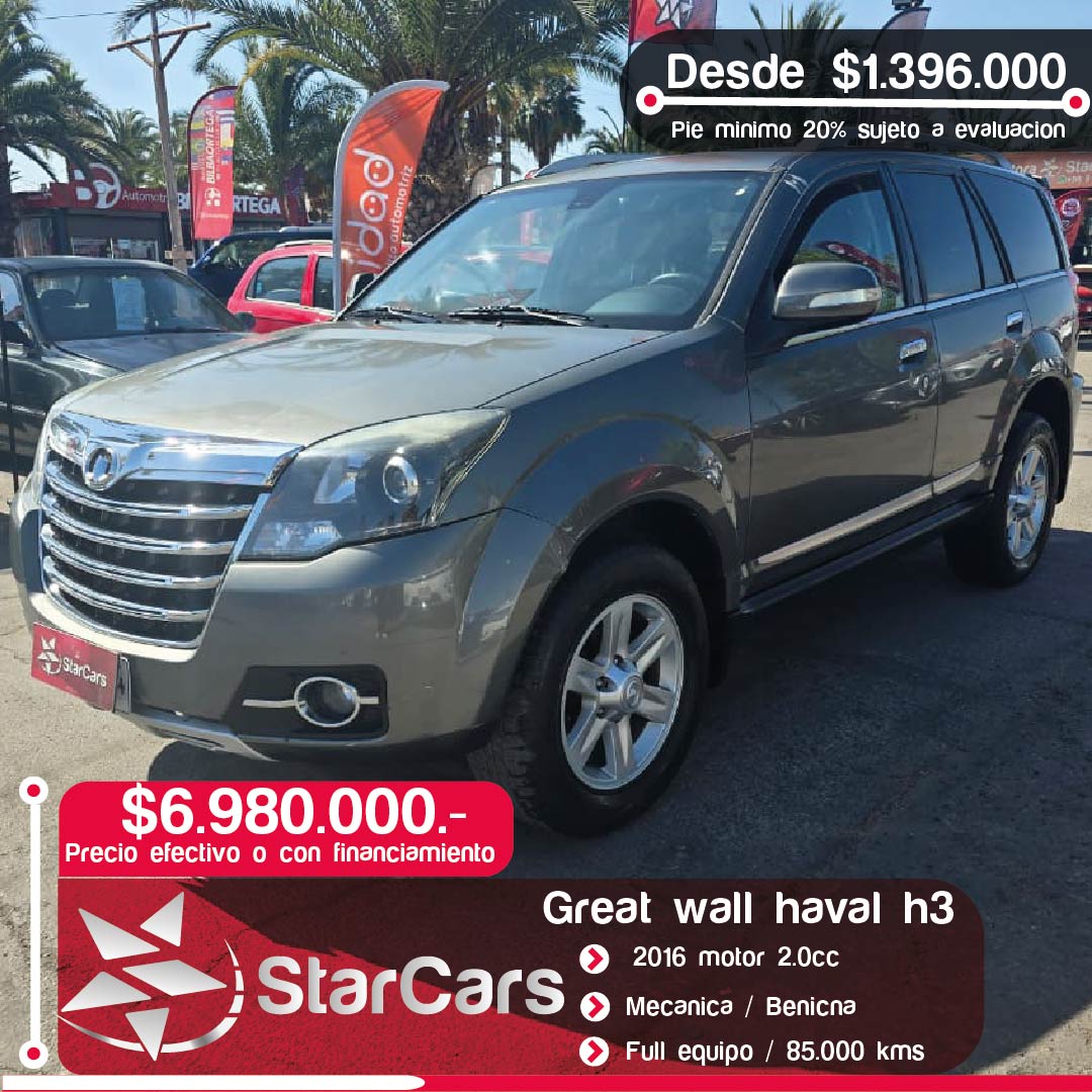 GREAT WALL HAVAL H3 2016 2.0cc