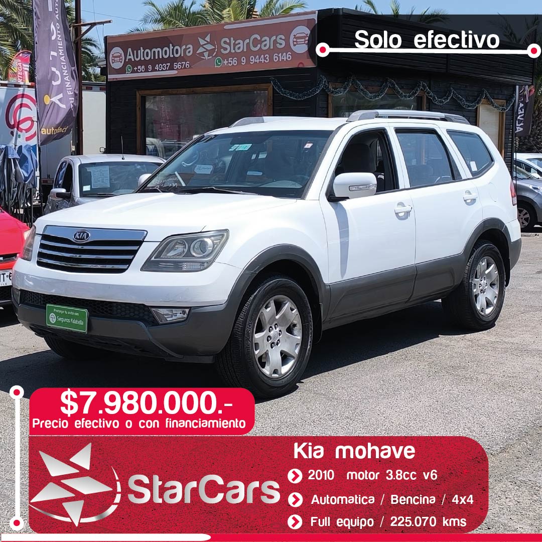 KIA MOHAVE 4X4 AUTOMATICA V6 BENCINA 2010 3.8 CP GK 47