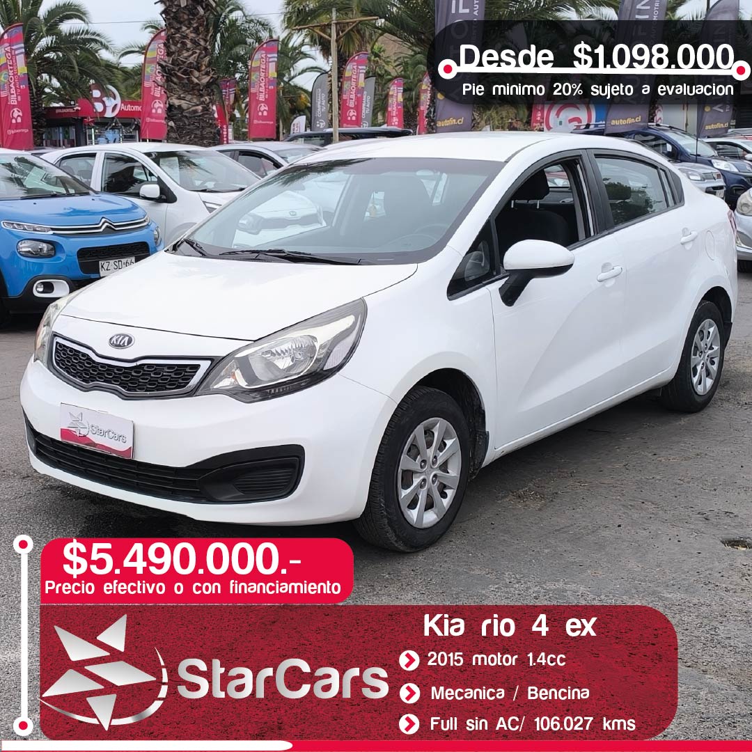 KIA RIO 4 EX 2015 1.4cc