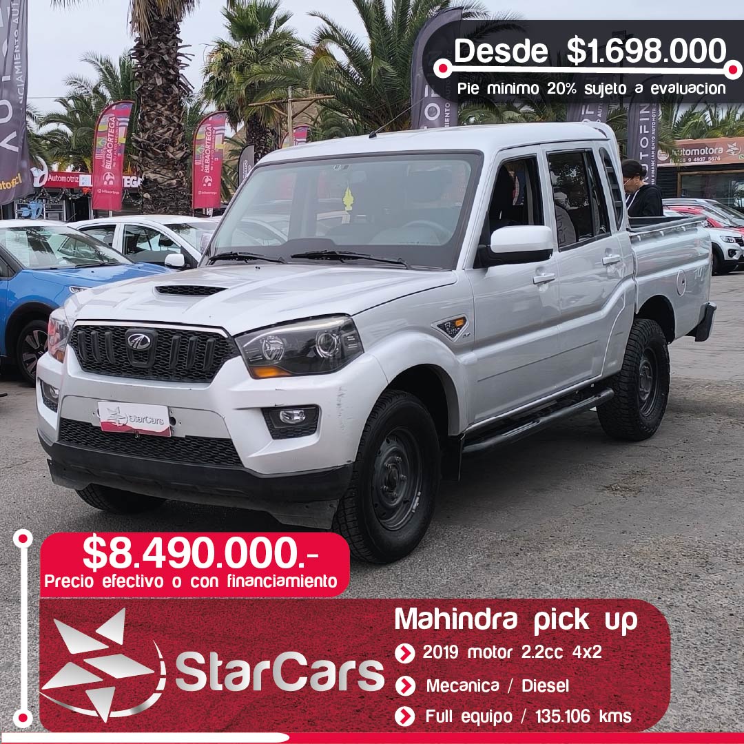 MAHINDRA PICK UP 4X2 DIESEL 2019 2.2cc