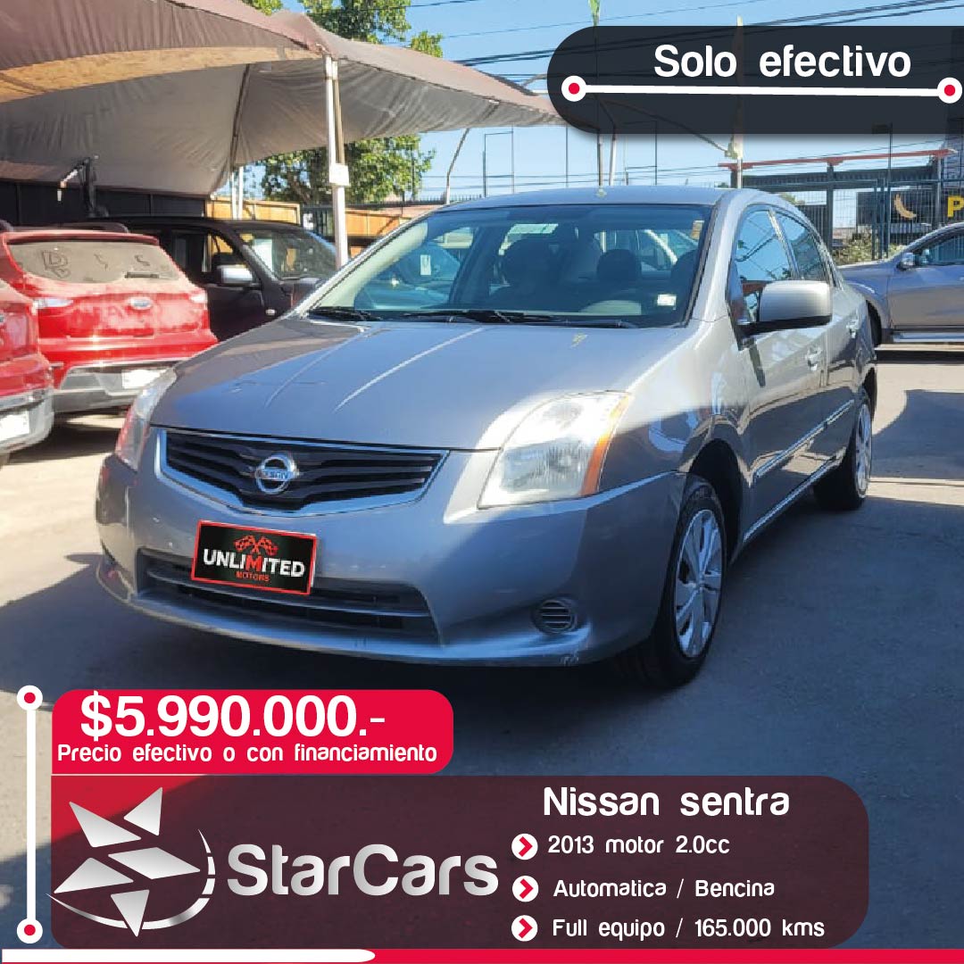 NISSAN SENTRA AUTOMATICA 2013 2.0cc