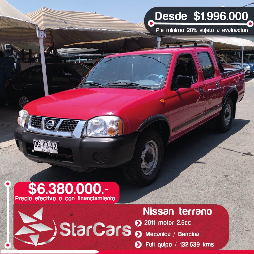 NISSAN TERRANO 4X2 BENCINA 2011 2.4cc