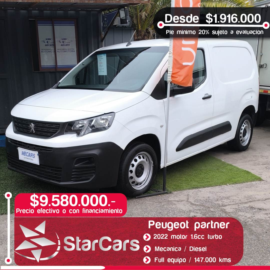 PEUGEOT PARTNER 2022 1.6cc