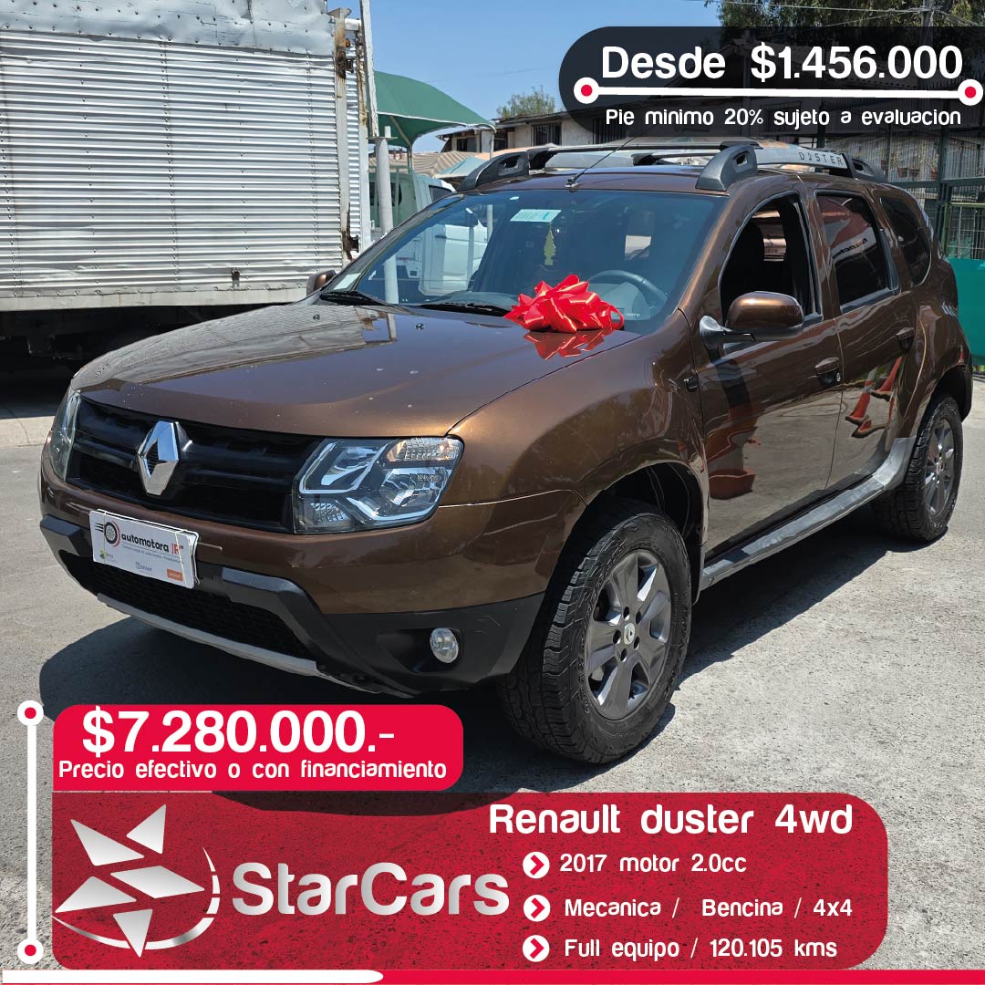 RENAULT DUSTER 4WD DYNAMIQUE 2017 2.0cc