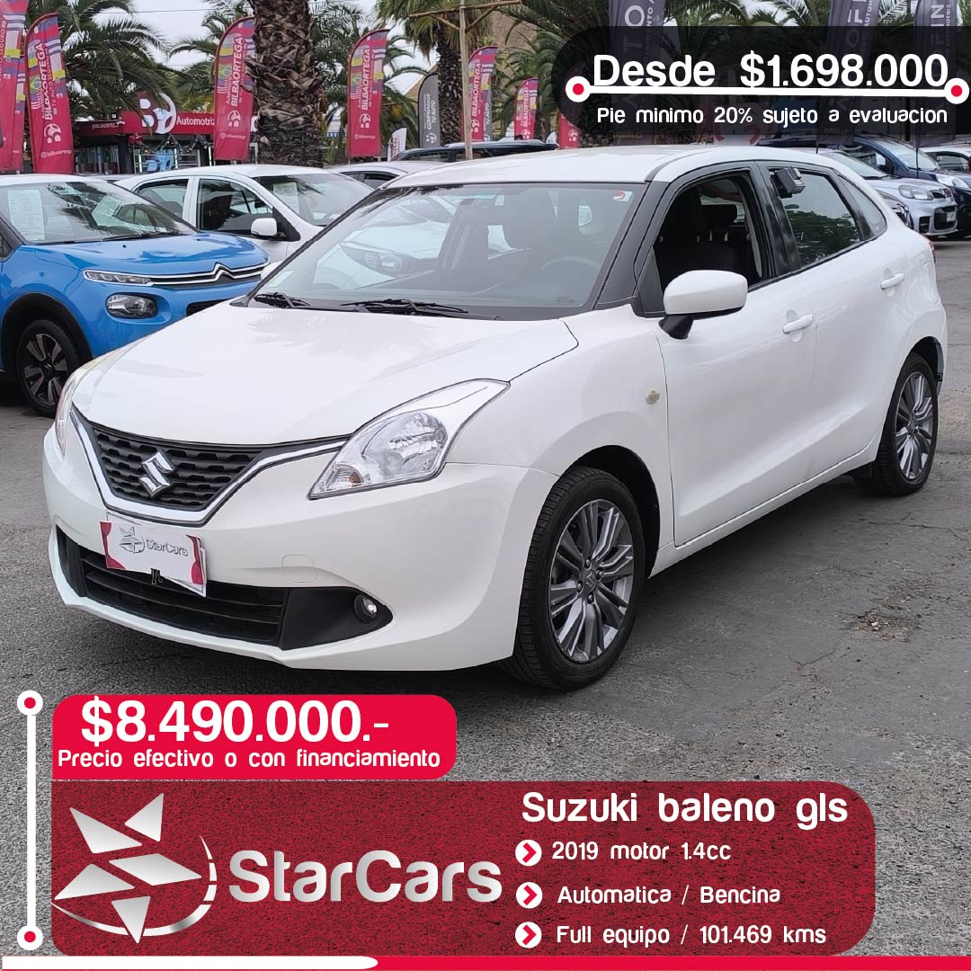 SUZUKI BALENO GLS AUTOMATICA 2019 1.4cc