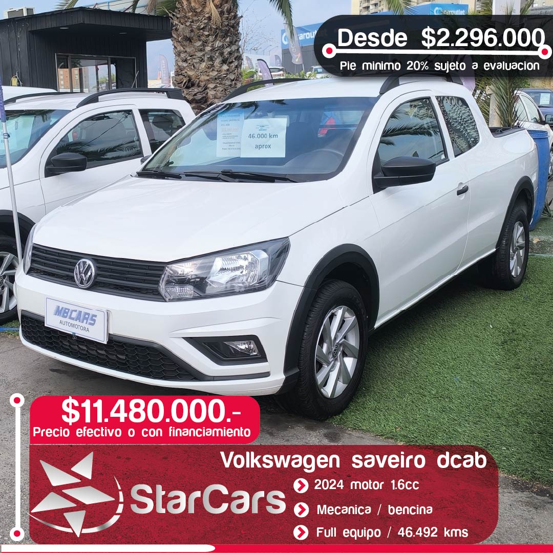 VOLKSWAGEN SAVEIRO DCAB 2024 1.6 cc