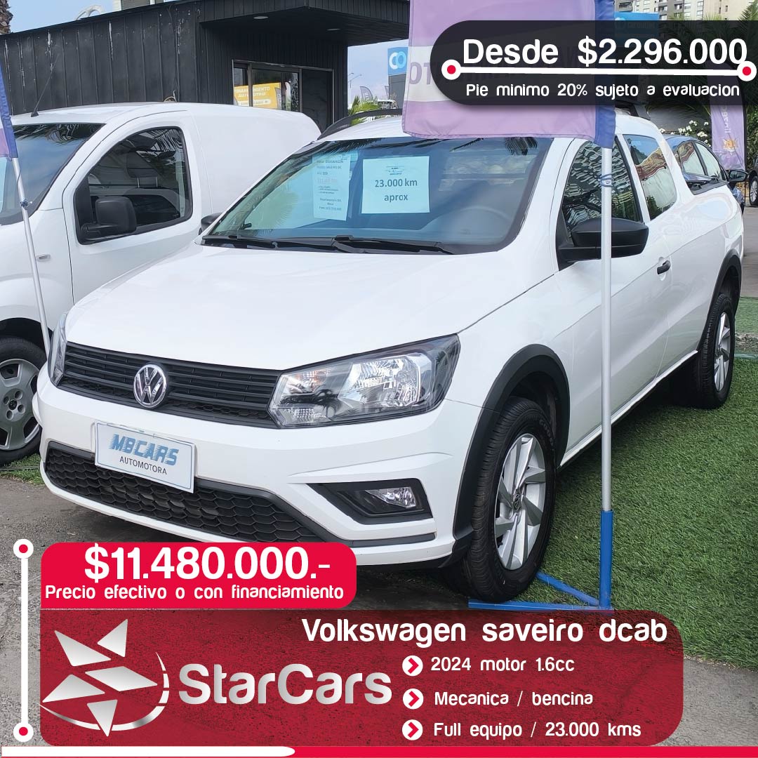 VOLKSWAGEN SAVEIRO DCAB 2024 1.6cc